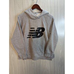 New Balance - Logo Hoodie Hooded Sweatshirt - Youth Size Large Gray Activewear